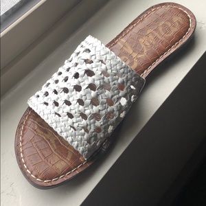Sam Edelman white sandals